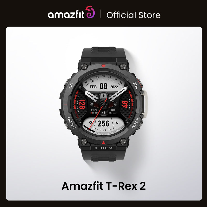 [NOVO] Amazfit T Rex 2  Mais de 150 Modos Esportivos Integrados SmartWatch