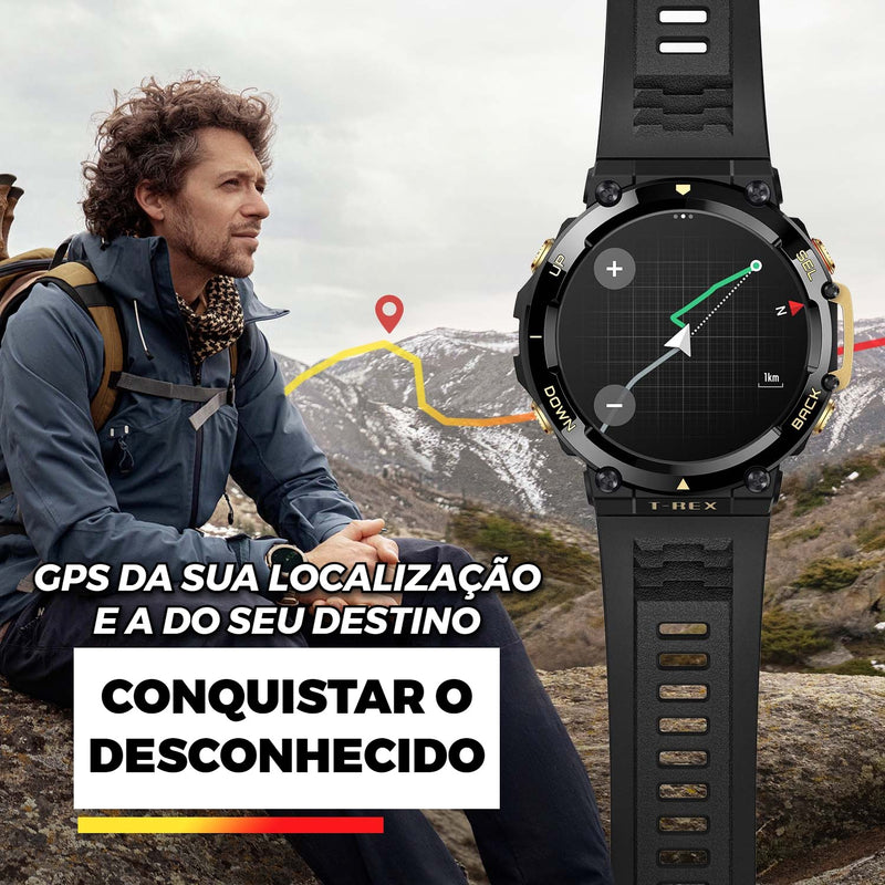 [NOVO] Amazfit T Rex 2  Mais de 150 Modos Esportivos Integrados SmartWatch