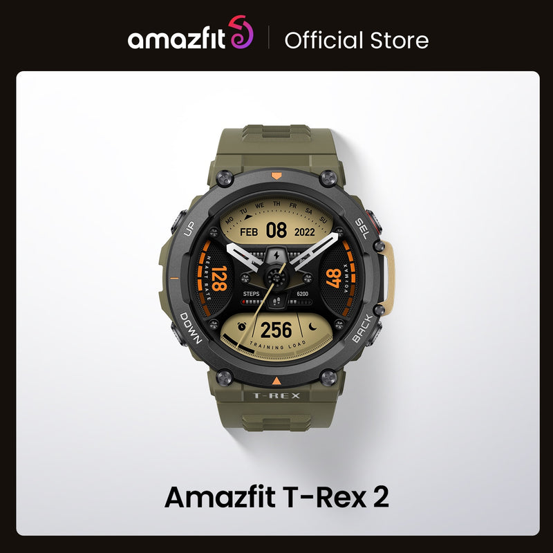 [NOVO] Amazfit T Rex 2  Mais de 150 Modos Esportivos Integrados SmartWatch