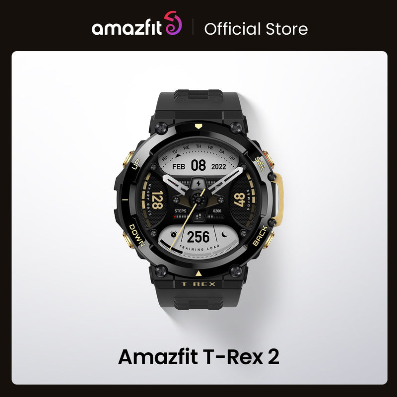 [NOVO] Amazfit T Rex 2  Mais de 150 Modos Esportivos Integrados SmartWatch